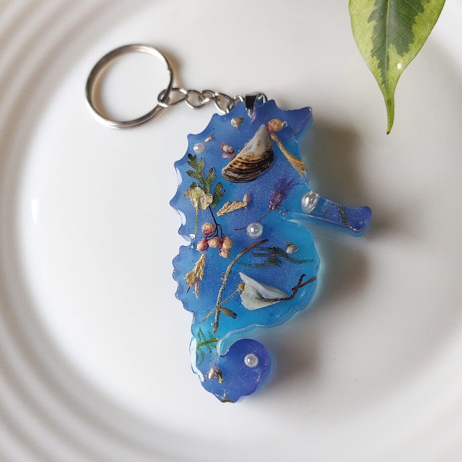 Brelok do kluczy konik morski