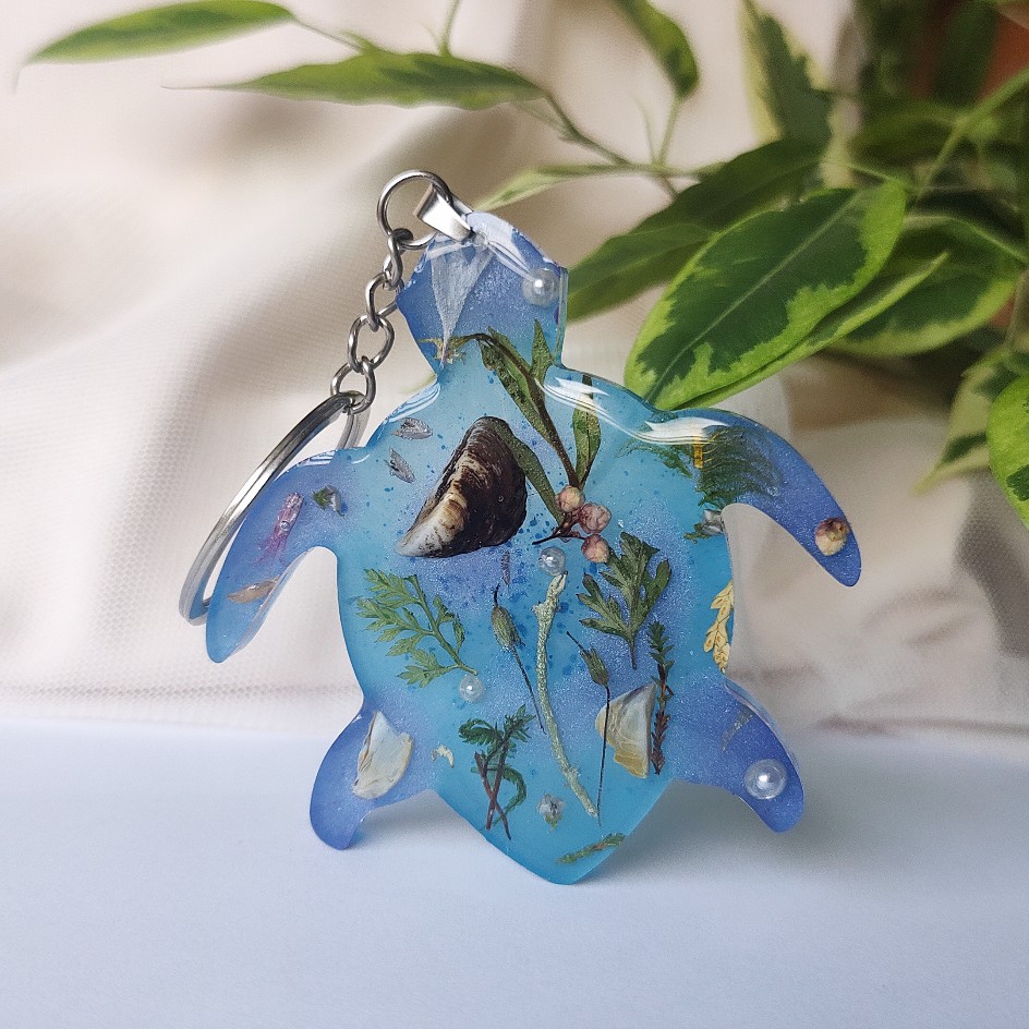 Brelok do kluczy żółw - obrazek 2