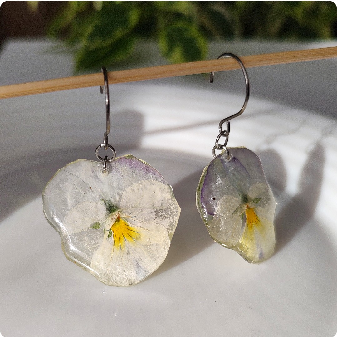 Kolczyki bratki - obrazek 4