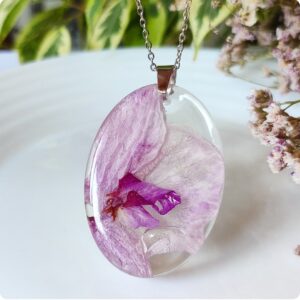 Naszyjnik ze storczykiem