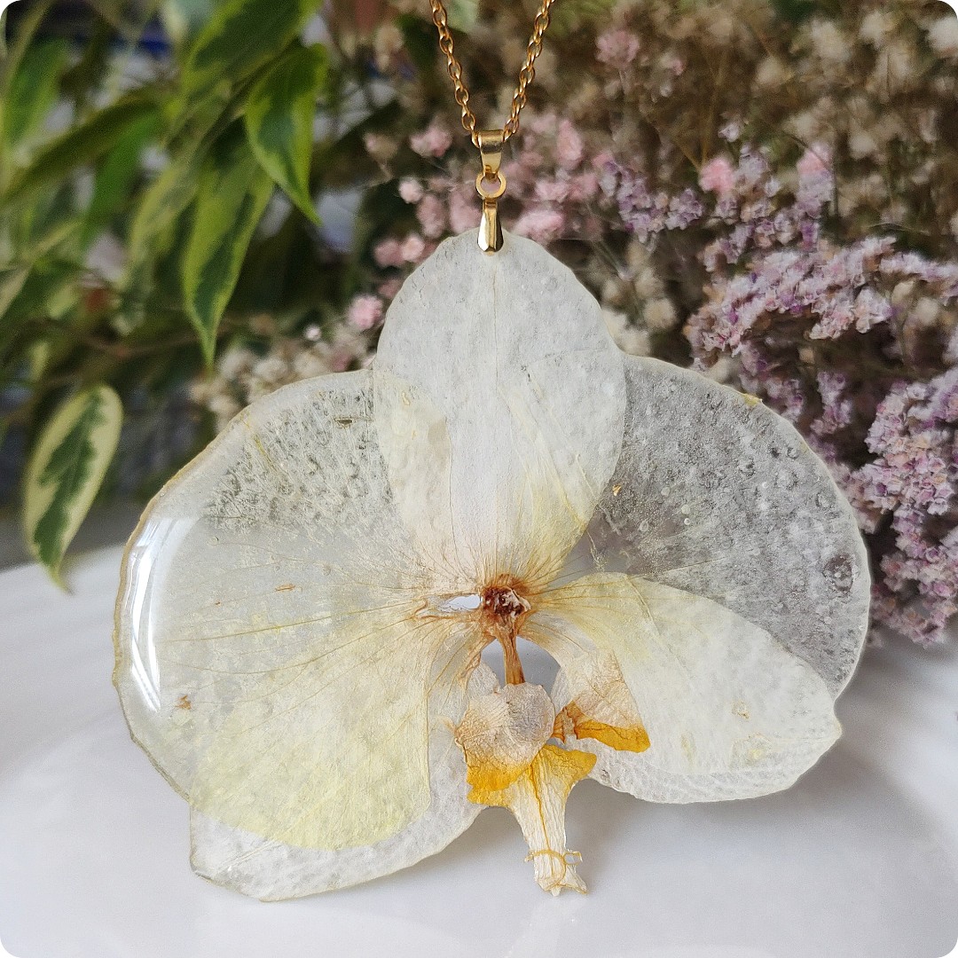 Naszyjnik storczyk - obrazek 2