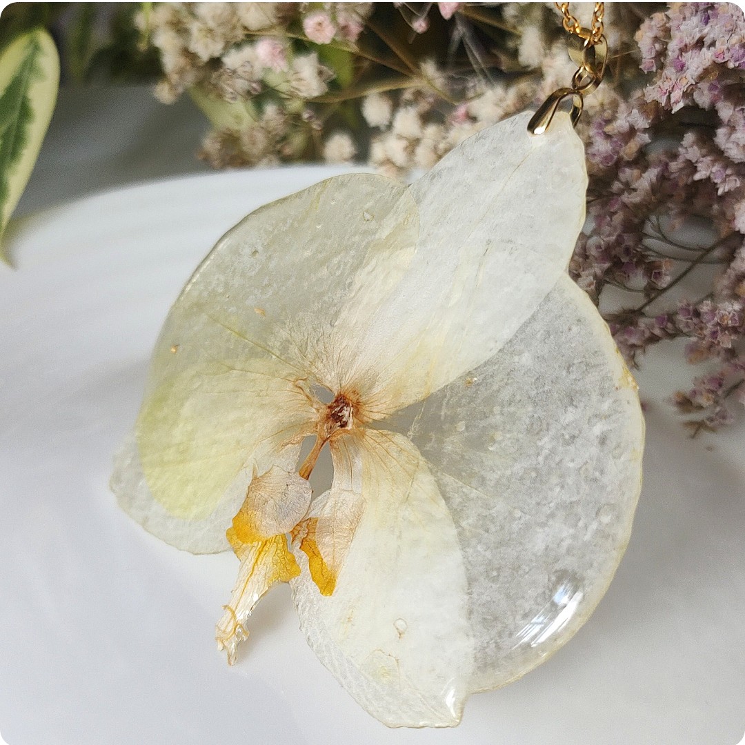 Naszyjnik storczyk - obrazek 3