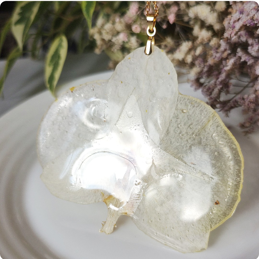 Naszyjnik storczyk - obrazek 4