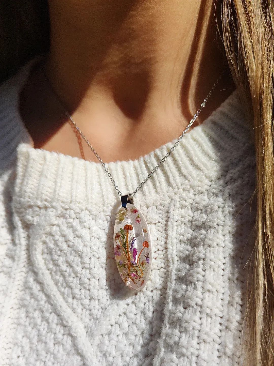 Naszyjnik z grzybkami