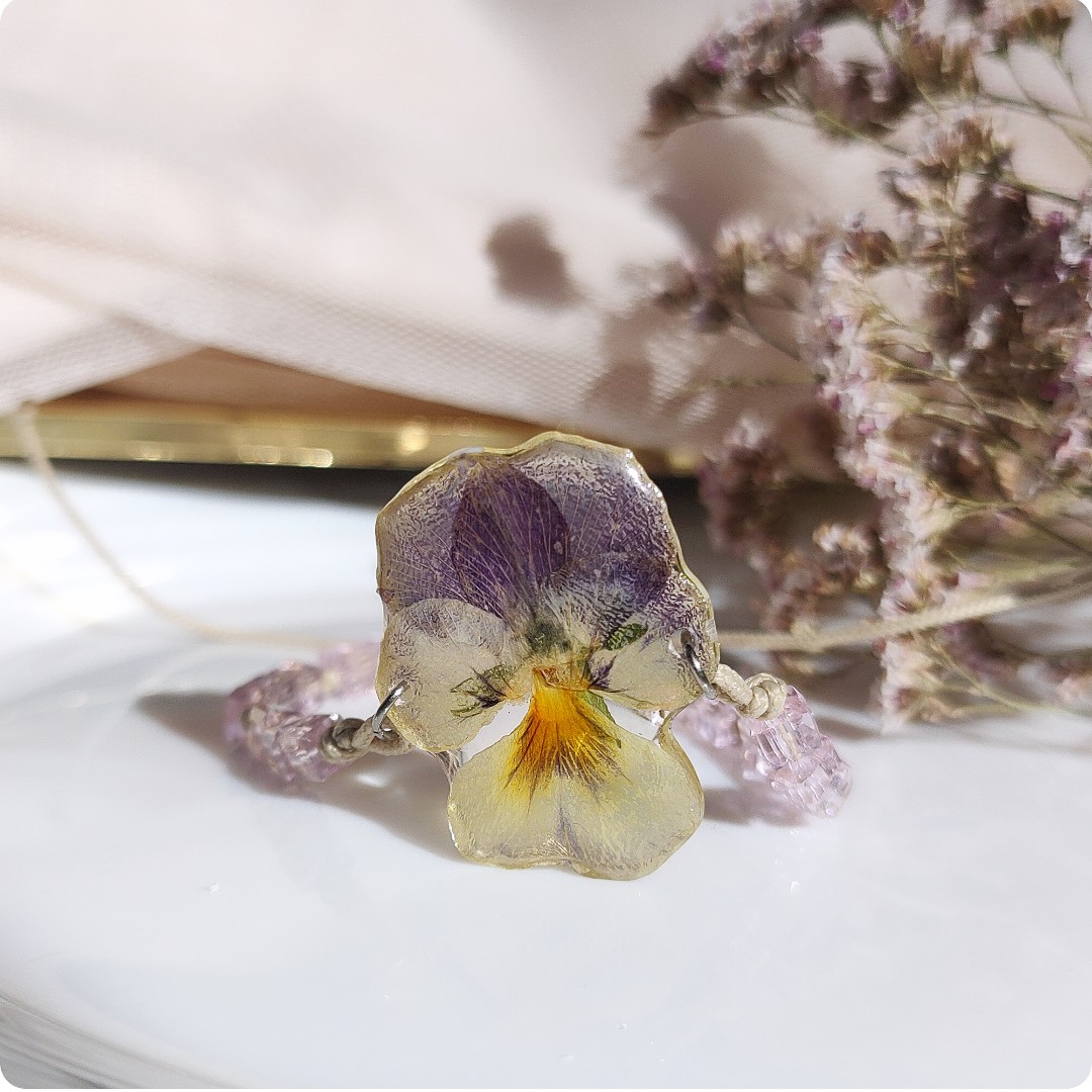 Bransoletka z bratkiem - obrazek 4