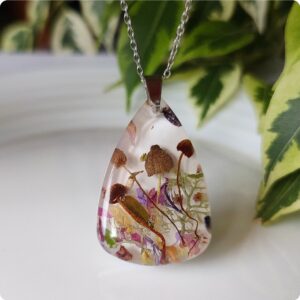 Naszyjnik z grzybkami