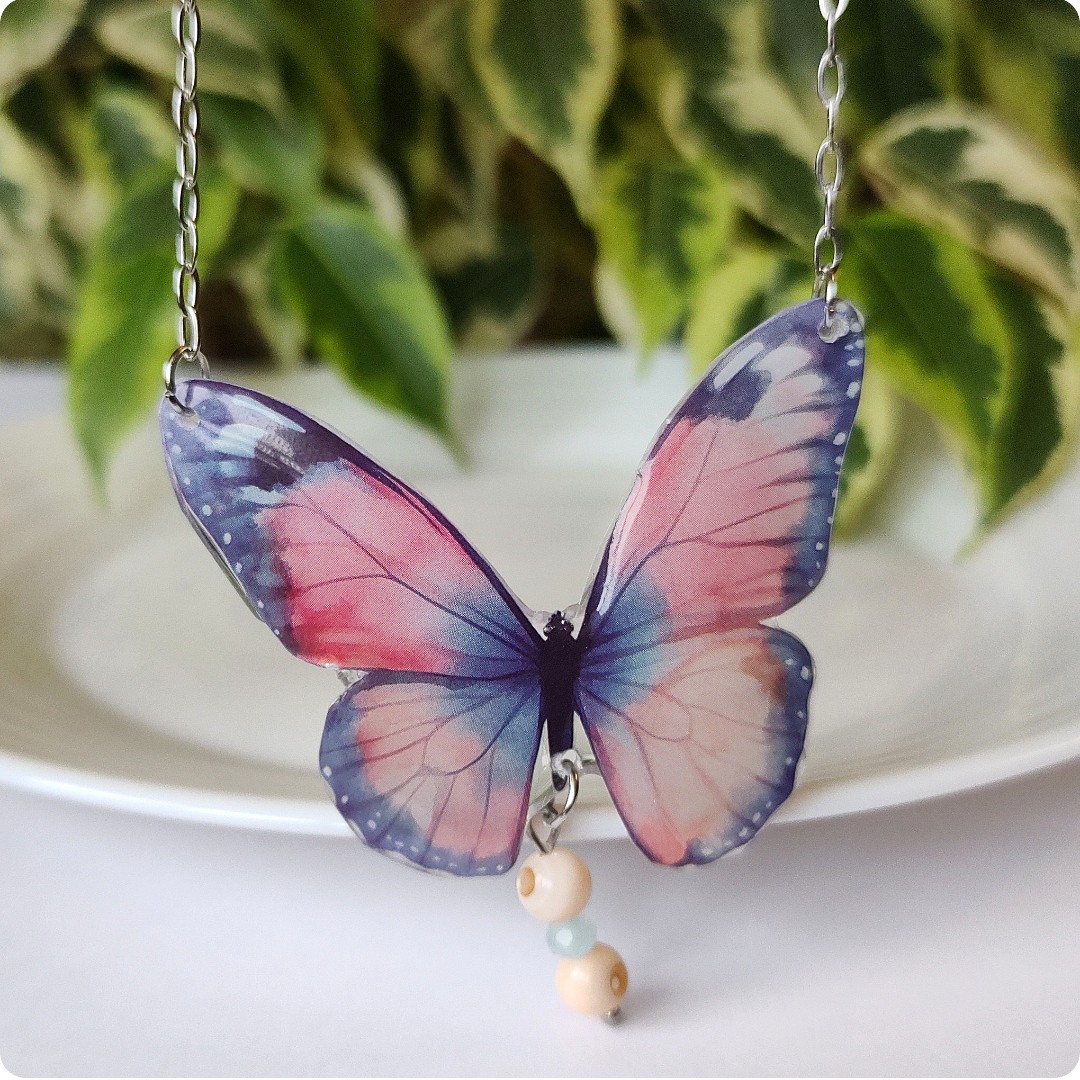 Naszyjnik motyl - obrazek 3