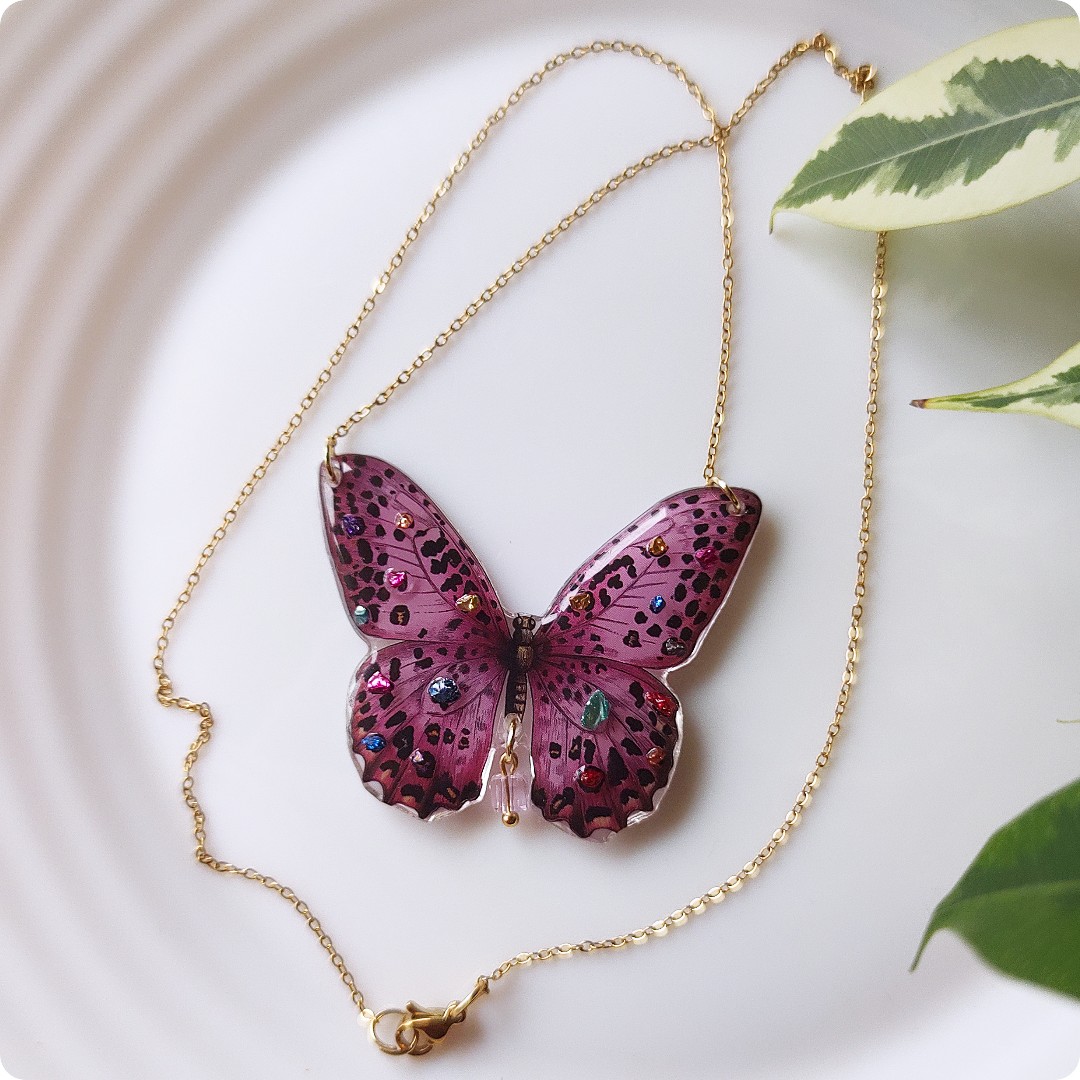 Naszyjnik motyl - obrazek 6