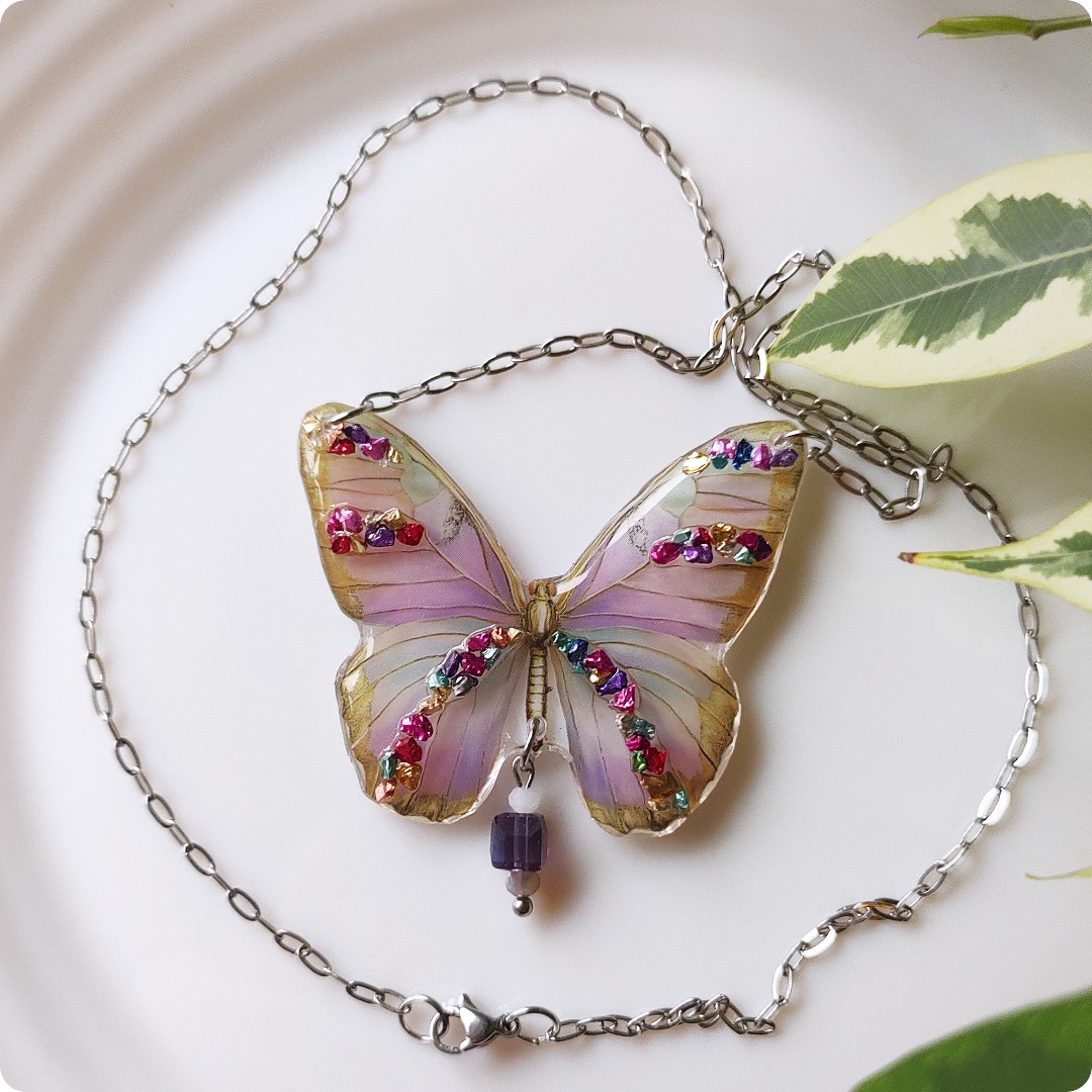 Naszyjnik motyl