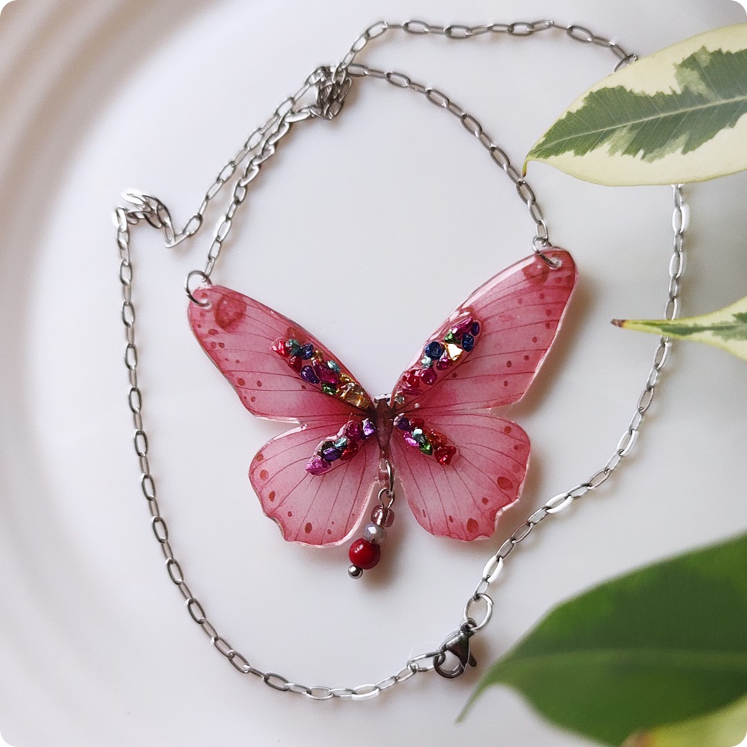 Naszyjnik motyl