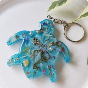 Brelok do kluczy żółwik