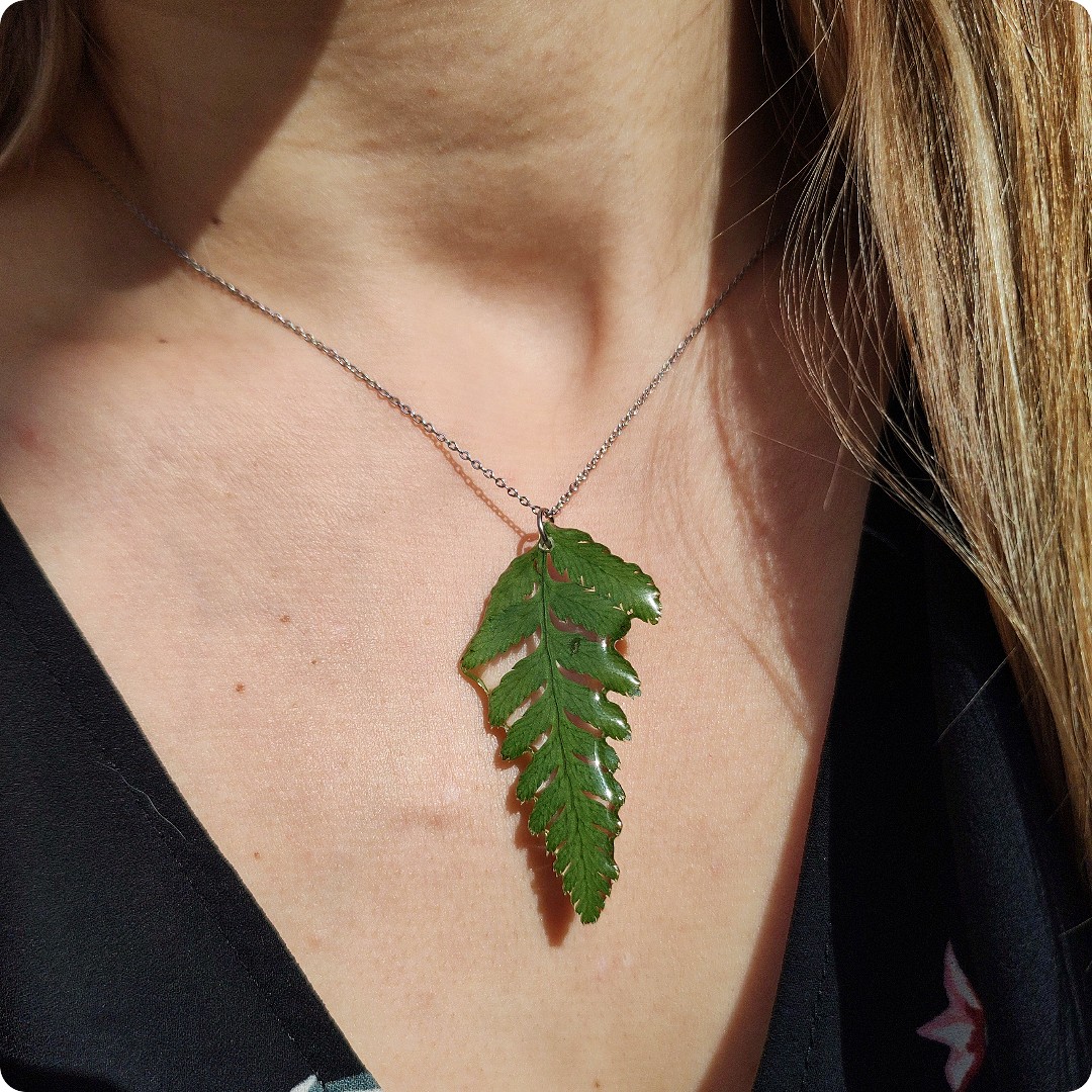 Naszyjnik paproć - obrazek 2