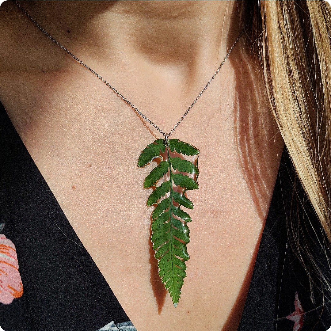 Naszyjnik paproć - obrazek 2