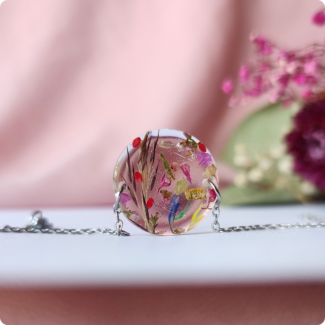 Bransoletka z kwiatami - obrazek 5