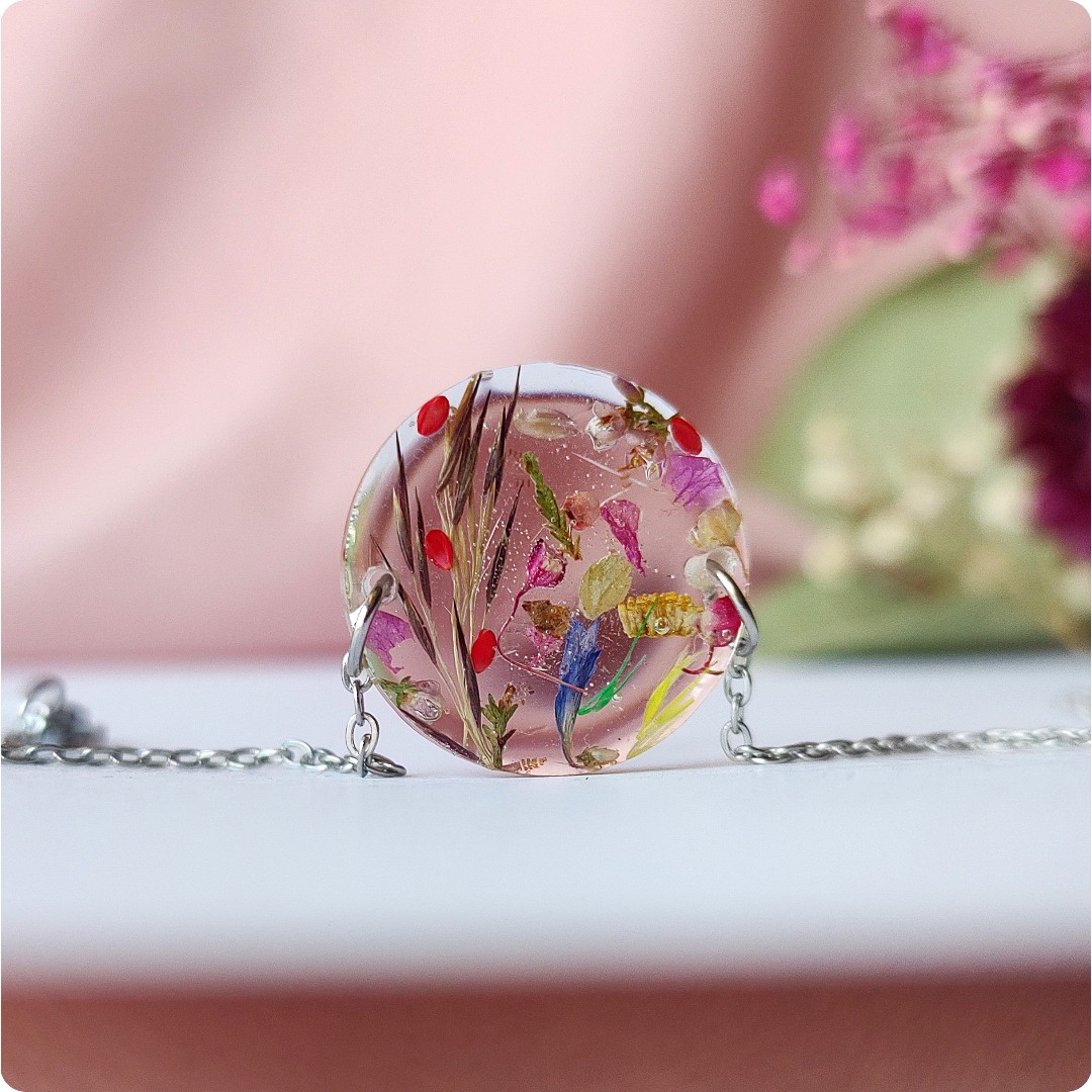 Bransoletka z kwiatami - obrazek 4