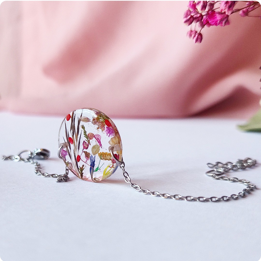 Bransoletka z kwiatami - obrazek 3