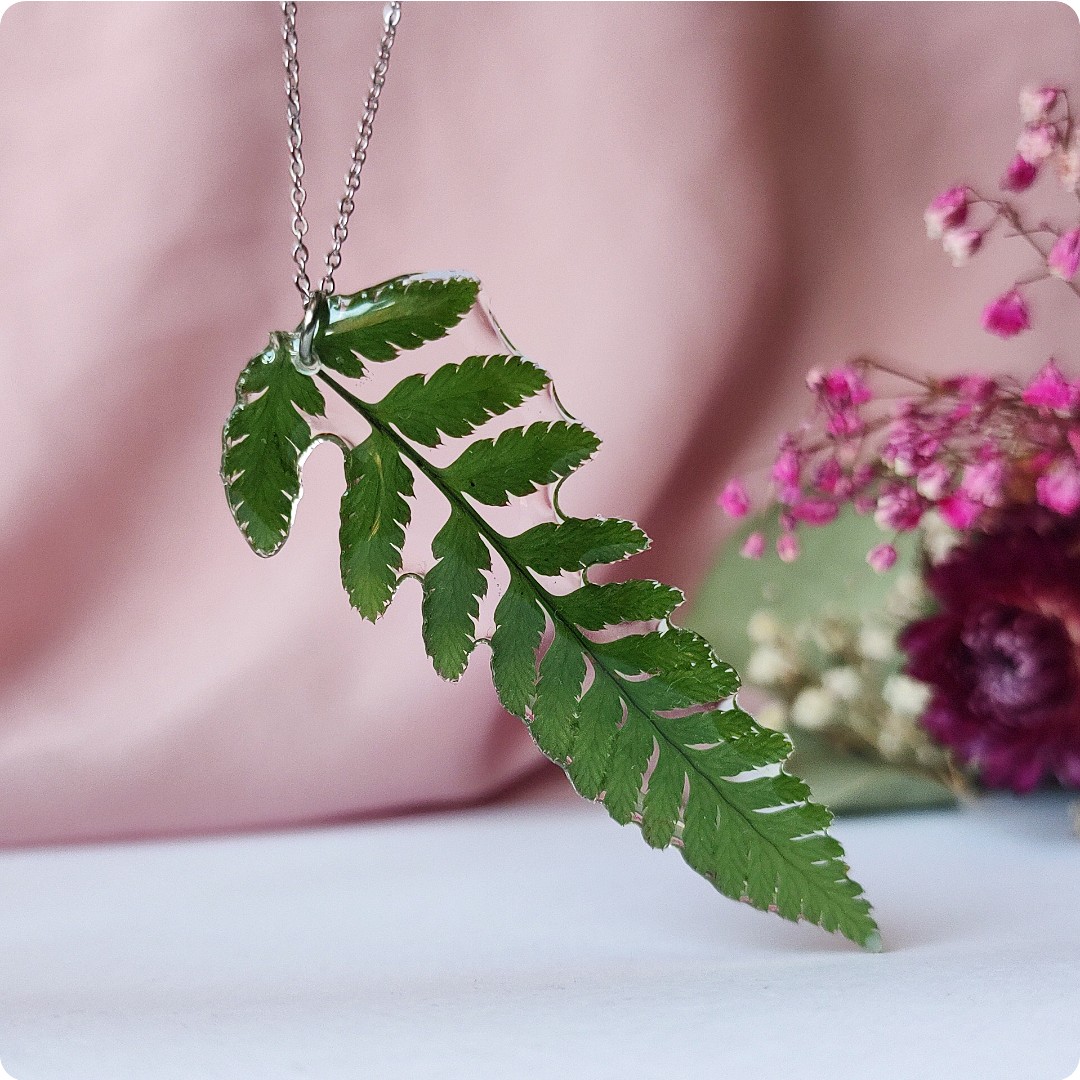 Naszyjnik paproć - obrazek 3