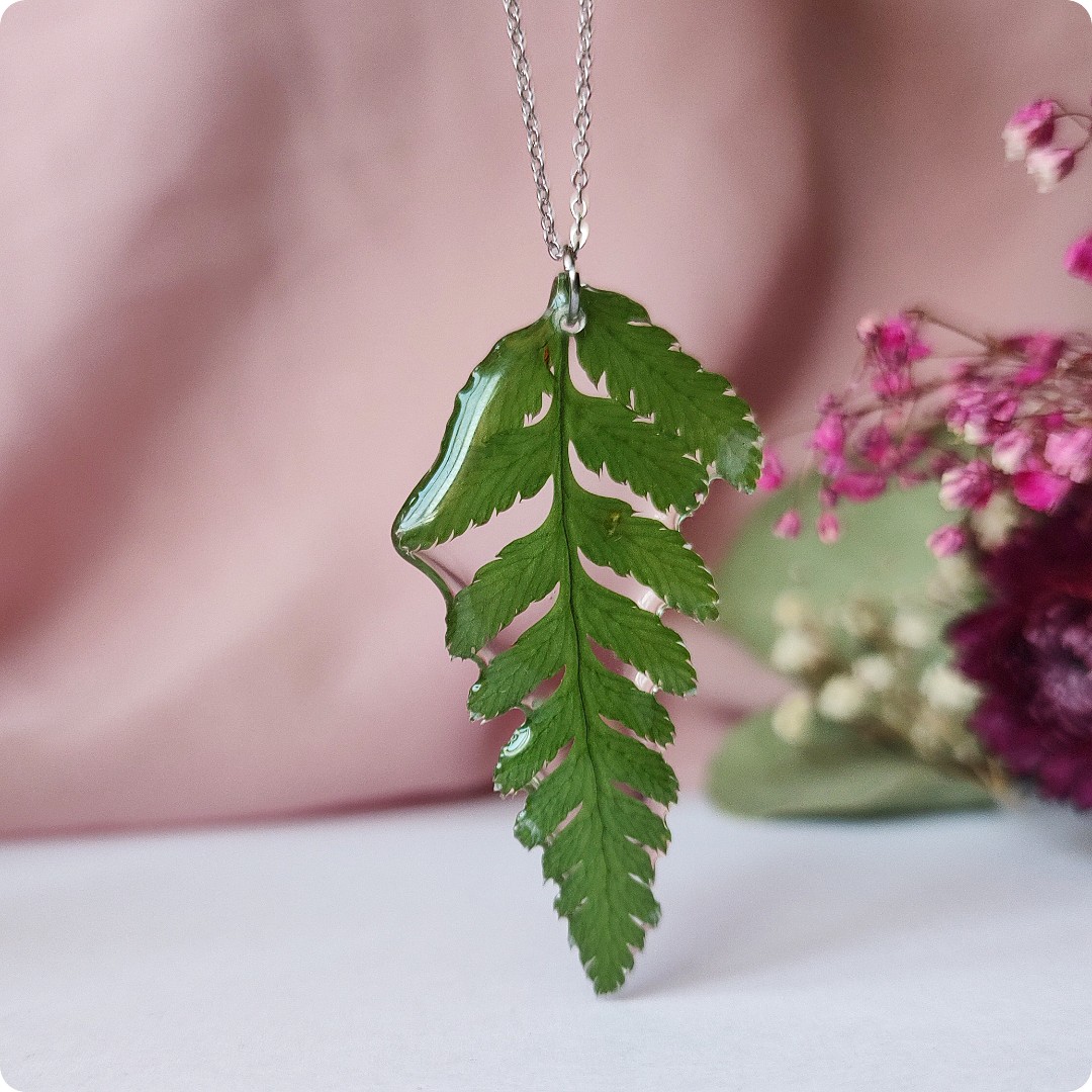 Naszyjnik paproć - obrazek 3