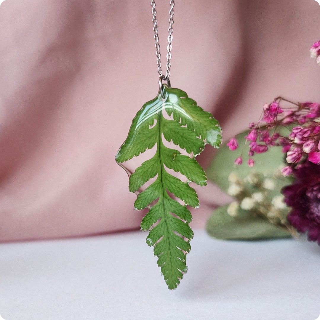 Naszyjnik paproć - obrazek 4