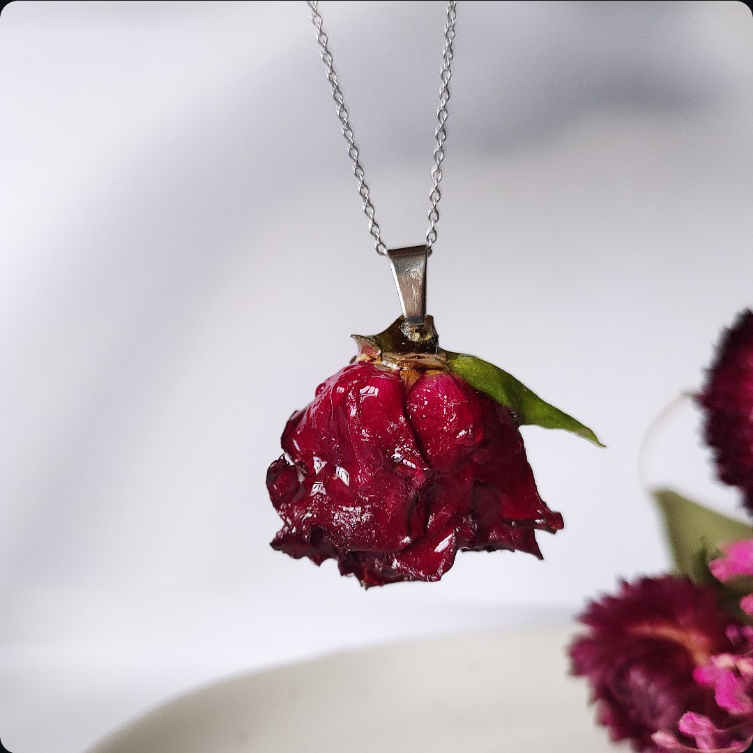 Naszyjnik róża - obrazek 6