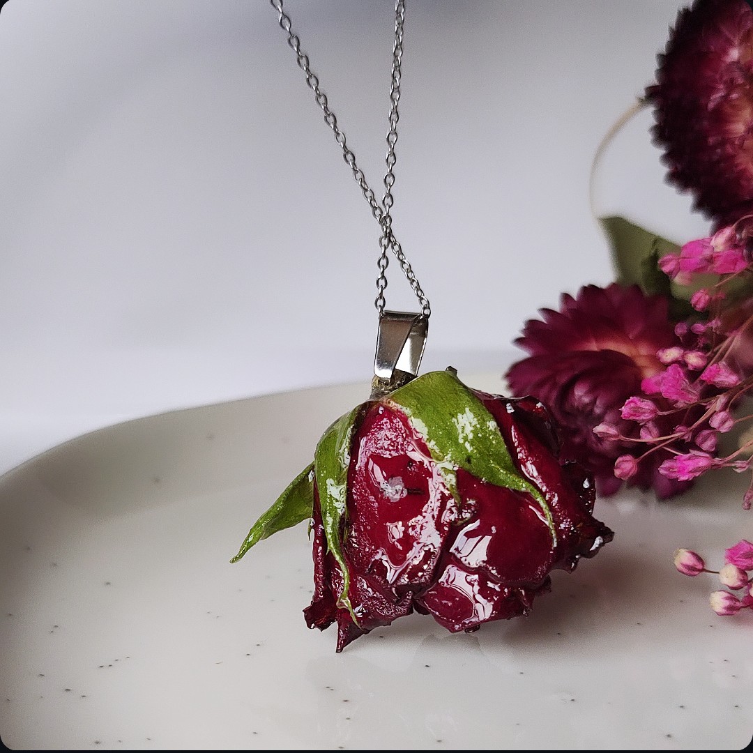 Naszyjnik róża - obrazek 5