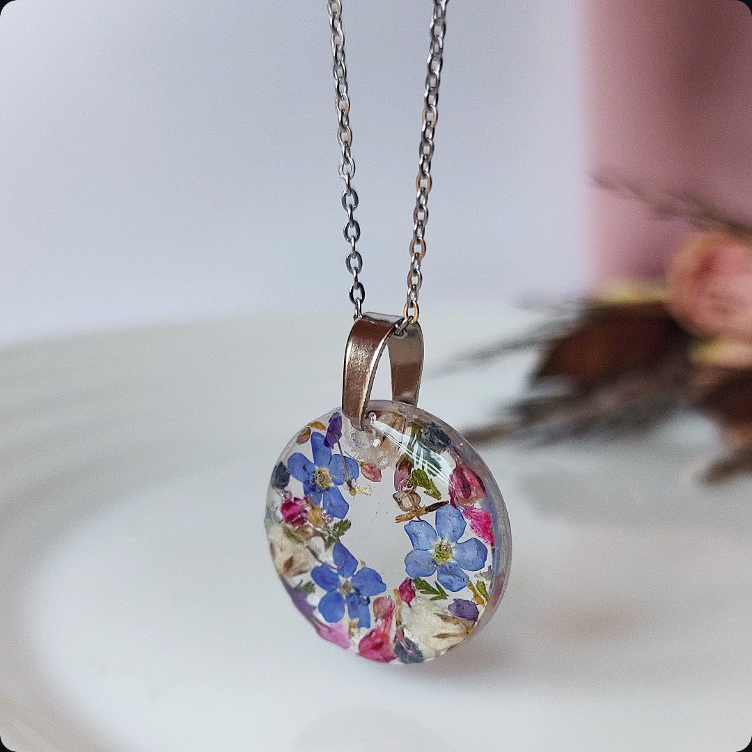 Naszyjnik wianek z kwiatami - obrazek 5