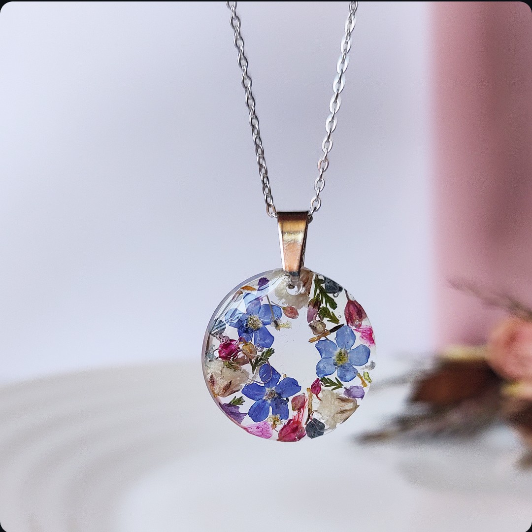 Naszyjnik wianek z kwiatami - obrazek 4