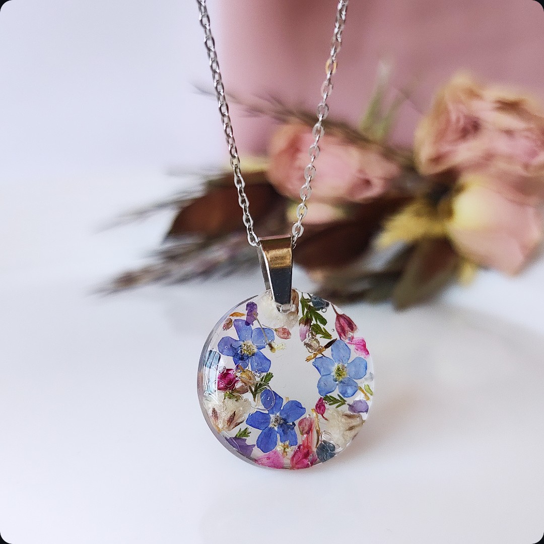 Naszyjnik wianek z kwiatami - obrazek 2